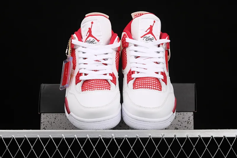 All categories Air Jordan Jordan series basketball shoes Air Jordan 4 G version Air Jordan 4 Motorsport AJ4 Joe 4 Racing White Red 308497-106